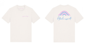 T-SHIRT UNISEXE – ARDECHE SPIRIT (ÉDITION NATURE & LOGO BLEU ET ROSE)