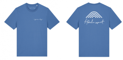 T-SHIRT UNISEXE – Ardèche Spirit (ÉDITION BLEU & LOGO BLANC)