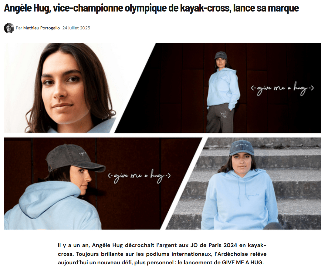 angele-hug-vice-championne-olympique-de-kayak-cross-lance-sa-marque-sportbuzzbusiness